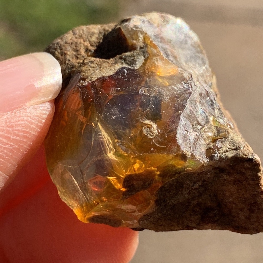 Crystal Opal 51.25Ct Natural Ethiopian Water Crystal Opal Specimen - Picture 5 of 17